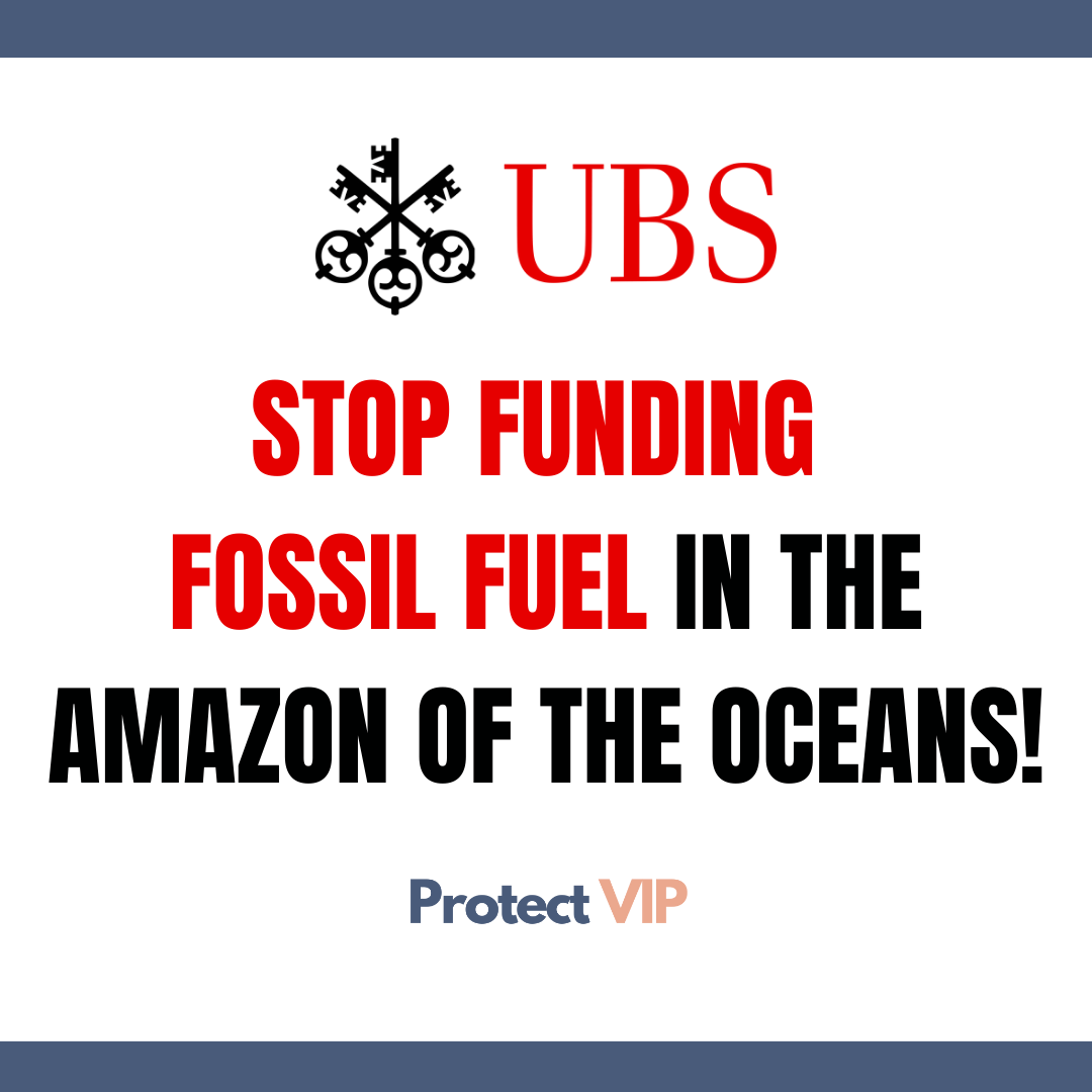 UBS: Stopp Funding Fossil Fuel