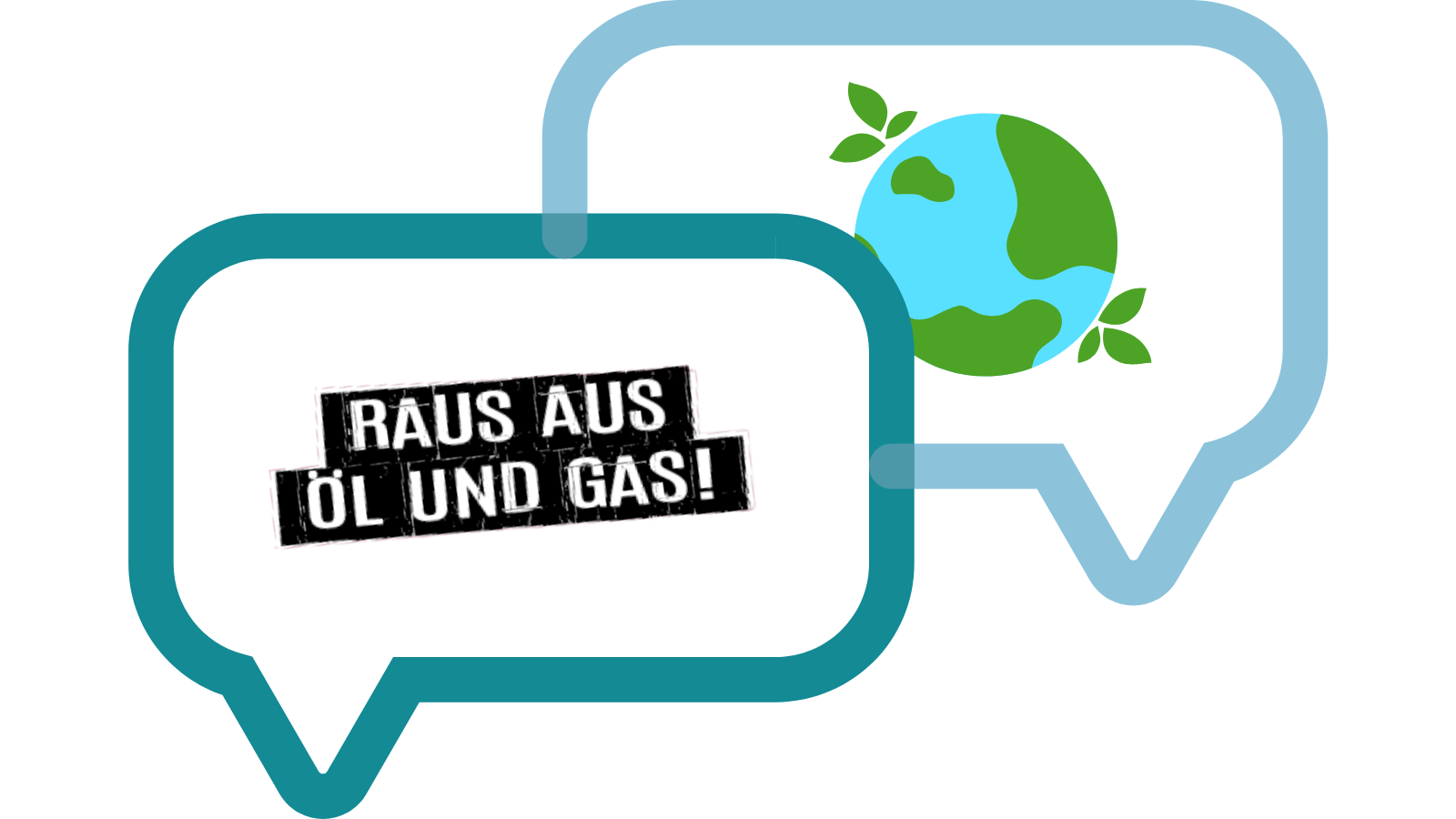 Sprechblasen: Raus aus Öl und Gas