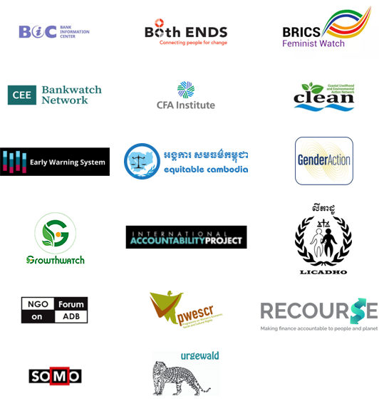 AIIB Watch Contributors logos