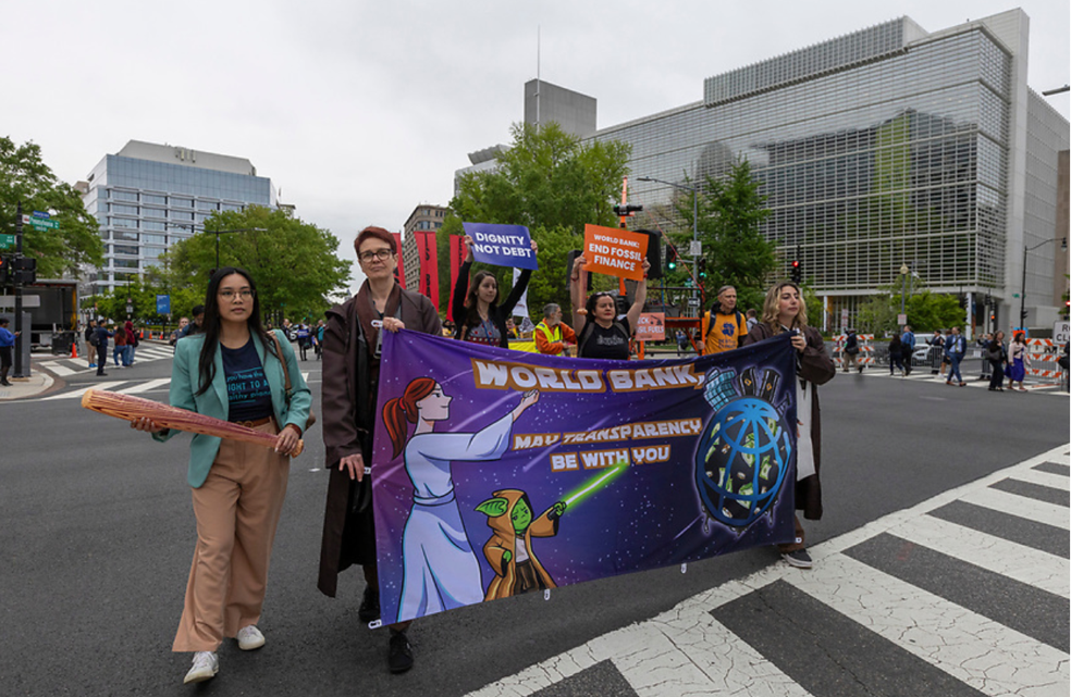 Protest für Transparenz in Washington D.C.