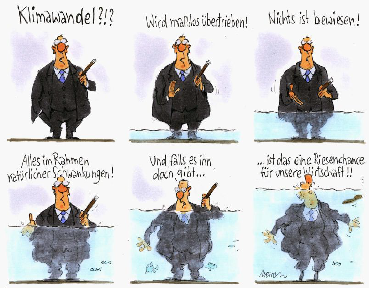 Karikatur Klimawandel