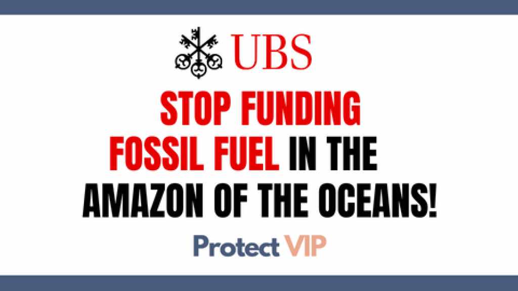 UBS: Stop Funding Fossil Fuel