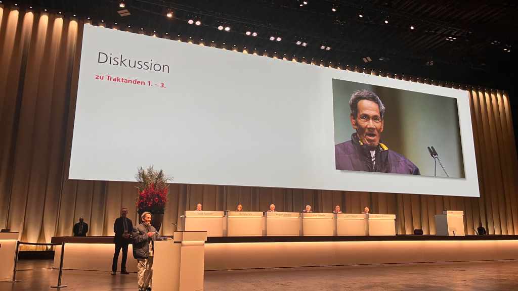 Fischer Ka Simo auf der UBS Hauptversammlung 2024