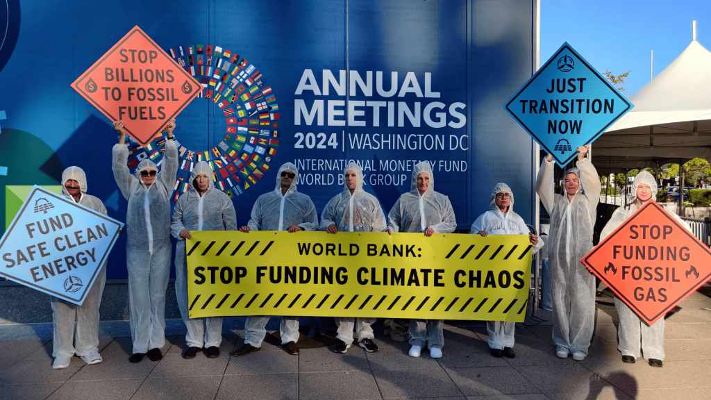 World Bank Annual Meetings Protest