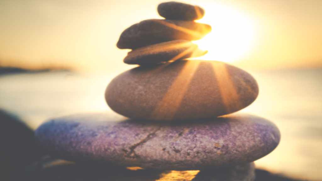 Balance: Gestapelte Steine