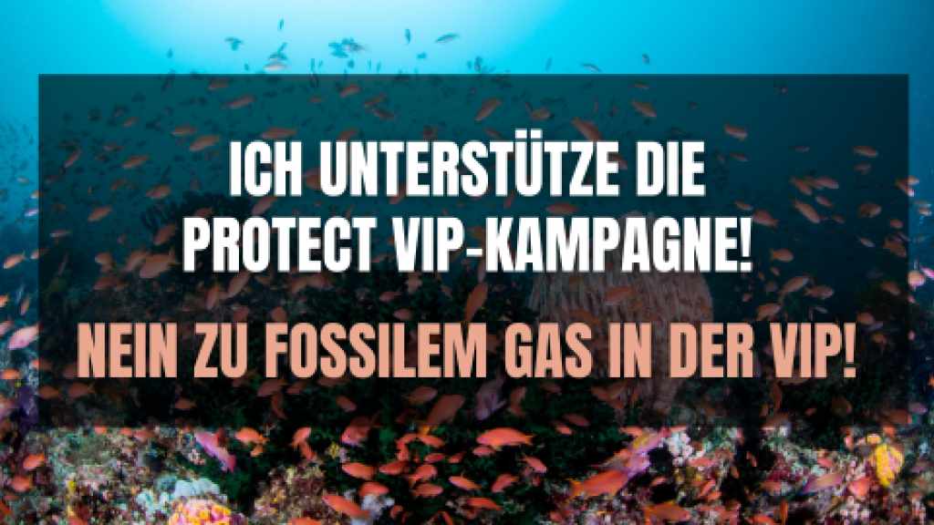 Ich unterstütze die Protect VIP-Kampagne