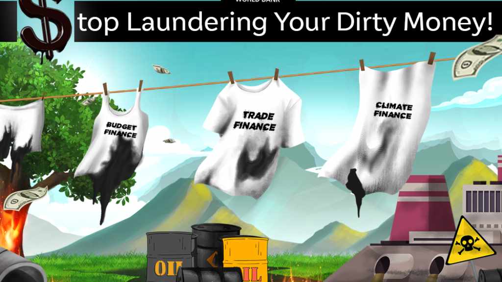 Lautstarker Protest der Zivilgesellschaft beim Weltbank Aktionstag am 13.Oktober 2023 in Marrakesch 