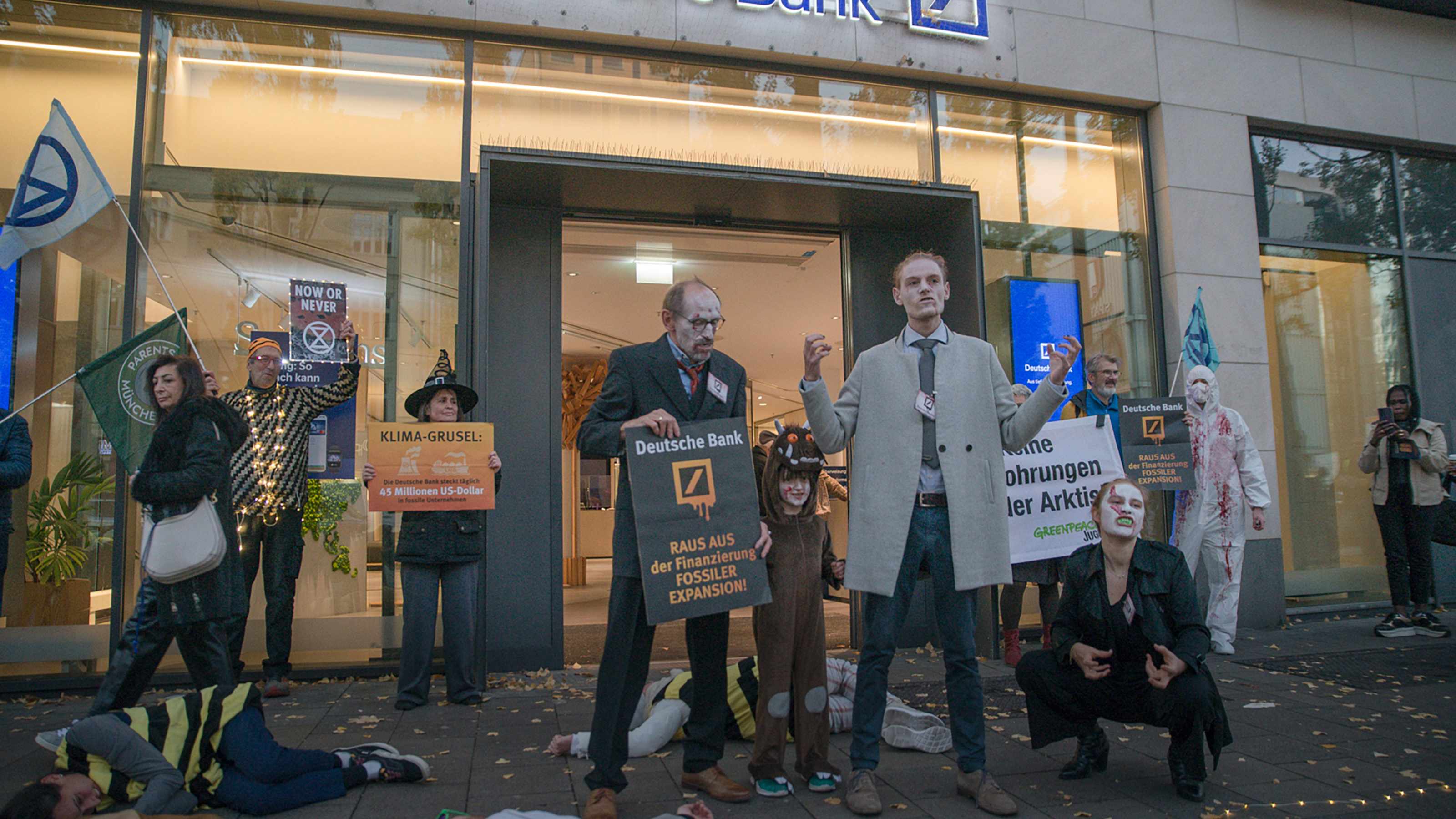 Tag des Grauen Aktionsfoto von München