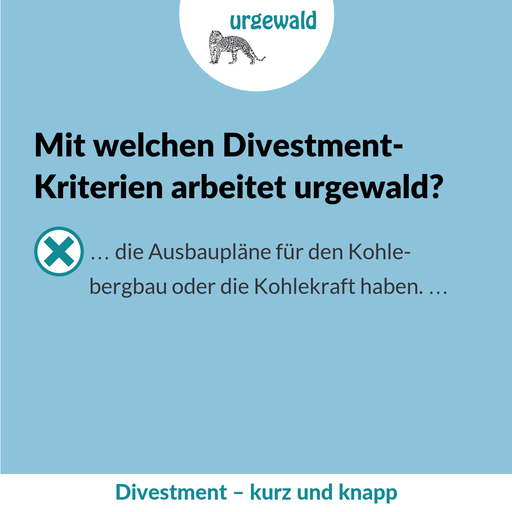 Mit welchen Divestment-Kriterien arbeitet urgewald?