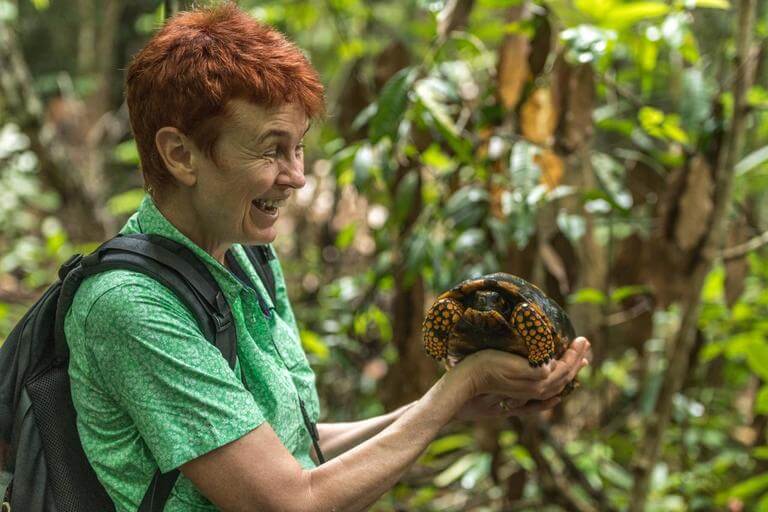 Ute und Schildkröte