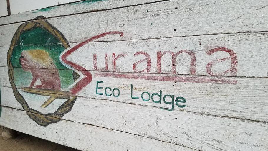 Surama Lodge sign