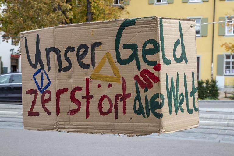 Plakat in Freiburg