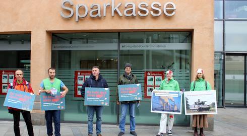 Protest zum Weltspartag 2019