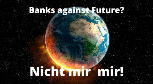 Banks against Future Visual Postkarte