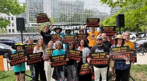 Protest in Washington, DC, April 2025
