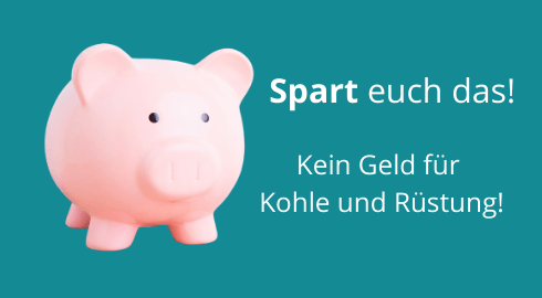 Sparschwein "Spart euch das!"